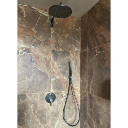 Głowica prysznicowa mosiężna - 250 mm Cascada titanium DEANTE NAC_D00K