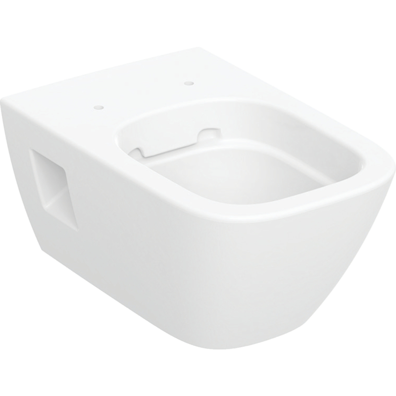 Selnova Square Wisząca miska WC, lejowa, B35cm, H33cm, T54cm, częściowo ukryte mocowania, Rimfree GEBERIT 501.546.01.1
