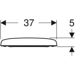 Selnova Compact Deska sedesowa, mocowanie od góry, zachodząca pokrywa deski sedesowej GEBERIT 501.877.00.1