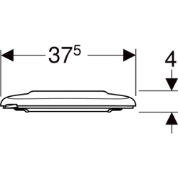 Selnova Comfort Deska, z otwartym siedziskiem, mocowanie od dołu, zawiasy metalowe, antybakteryjna GEBERIT 502.791.00.1