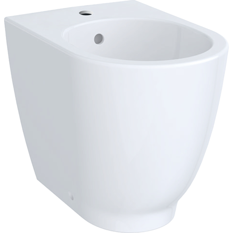 Acanto Bidet stojący, 35x51x42,5cm,  ukryte mocowania, z przelew i otw. na bat., KeraTect GEBERIT 500.603.01.8