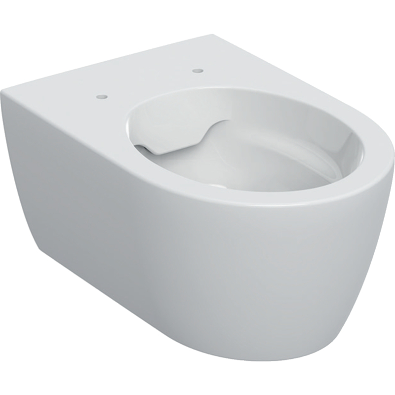 iCon Wisząca miska WC, lejowa, B35.5cm, H33cm, T53cm, ukryte mocowania, Rimfree, KeraTect GEBERIT 501.661.00.8