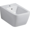 iCon Square Bidet wiszący, B35cm, H26cm, T54cm, ukryte mocowania, z przelewem, z otworem na baterie, KeraTect GEBERIT 231910600