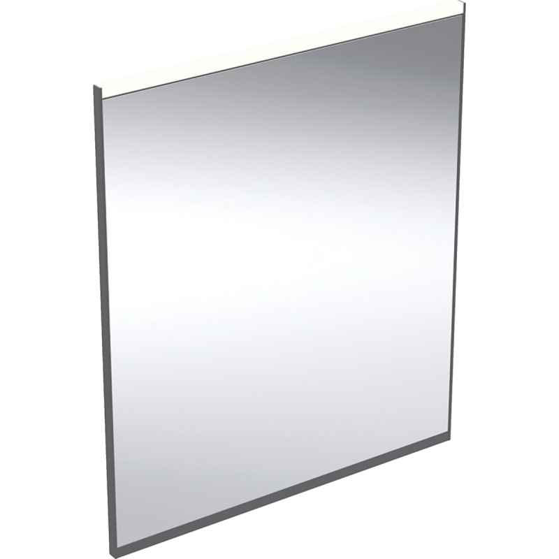 Option Plus Square Podświetlane lustro, B60cm, H70cm, T3.2cm, czarny mat, Aluminium anodyzowane GEBERIT 502.781.14.1