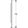 Option Plus Square Podświetlane lustro, B75cm, H70cm, T3.2cm, Aluminium anodyzowane GEBERIT 502.782.00.1