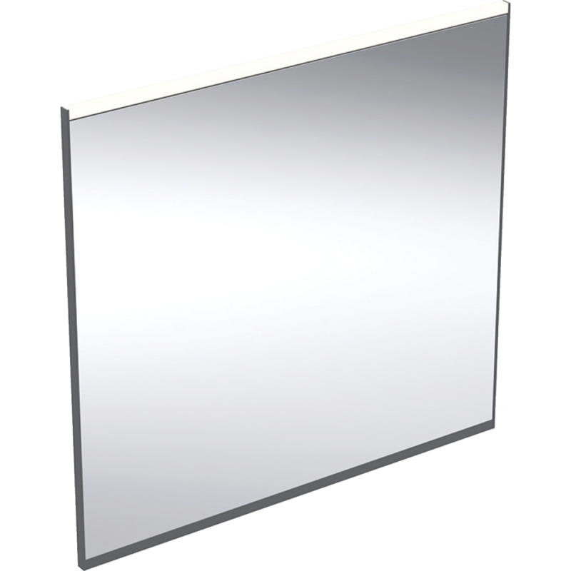 Option Plus Square Podświetlane lustro, B75cm, H70cm, T3.2cm, czarny mat, Aluminium anodyzowane GEBERIT 502.782.14.1