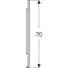 Option Plus Square Podświetlane lustro, B105cm, H70cm, T3.2cm, Aluminium anodyzowane GEBERIT 502.784.00.1