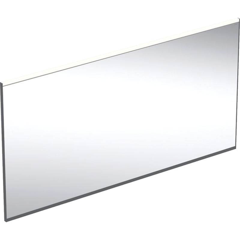 Option Plus Square Podświetlane lustro, B135cm, H70cm, T3.2cm, czarny mat, Aluminium anodyzowane GEBERIT 502.786.14.1