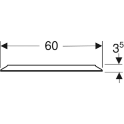 Option Round Podświetlane lustro, D60cm, T3.5cm, z bezpośrednim i pośrednim oświetleniem GEBERIT 502.797.00.1