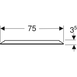 Option Round Podświetlane lustro, D75cm, T3.5cm, z bezpośrednim i pośrednim oświetleniem GEBERIT 502.798.00.1