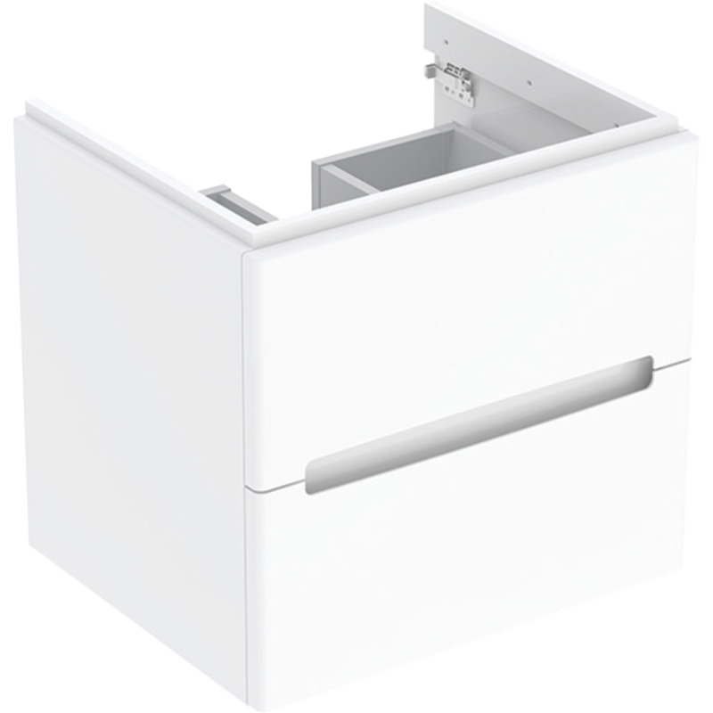 Modo Szafka pod umywalkę, B59cm, H55cm, T47.9cm, z dwoma szufladami, biały GEBERIT 502.878.01.1