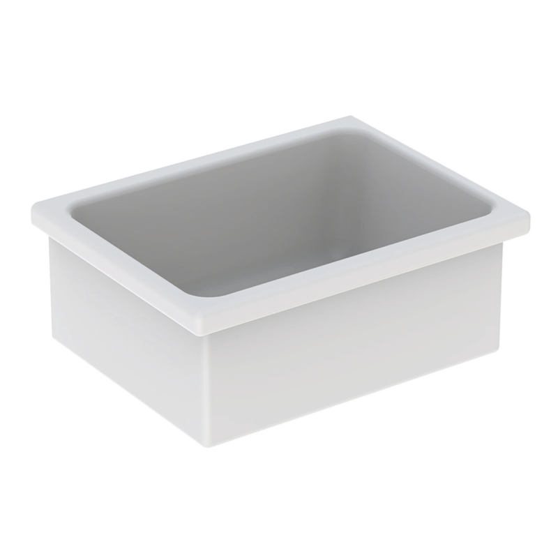 Publica Ruscello Umywalka wielofunkcyjna, B60cm, H28cm, T45cm, z przelewem, bez otworu na baterię GEBERIT 500.885.00.1