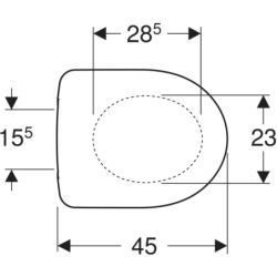 Selnova Deska sedesowa, mocowanie od góry, wolne opadanie, antybakteryjna GEBERIT 502.897.00.1