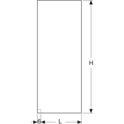 ONE Ścianka prysznicowa walk-in 140 cm, szkło przezroczyste GEBERIT 560.004.00.1