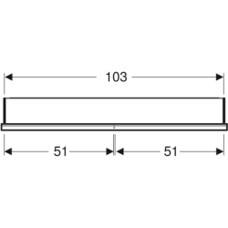 ONE Szafka z lustrem, Comfort Light, B105cm, H90cm, T15cm, montaż podtynkowy, z dwojgiem drzwi, biały GEBERIT 505.804.00.2