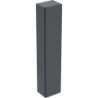 ONE Wysoka szafka boczna, B36cm, H180cm, T29.1cm, z jednymi drzwiami, czarny, mat GEBERIT 505.083.00.8