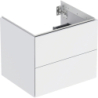 ONE Szafka pod umywalkę, B59.2cm, H50.4cm, T47cm, z dwoma szufladami, biały, matowy GEBERIT 505.261.00.2