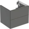 ONE Szafka pod umywalkę, B59.2cm, H50.4cm, T47cm, z dwoma szufladami, lava GEBERIT 505.261.00.3