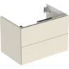 ONE Szafka pod umywalkę, B74cm, H50.4cm, T47cm, z dwoma szufladami, sand grey GEBERIT 505.262.00.4
