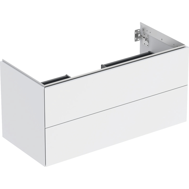 ONE Szafka pod umywalkę, B103.6cm, H50.4cm, T47cm, z dwoma szufladami, biały, matowy GEBERIT 505.264.00.2