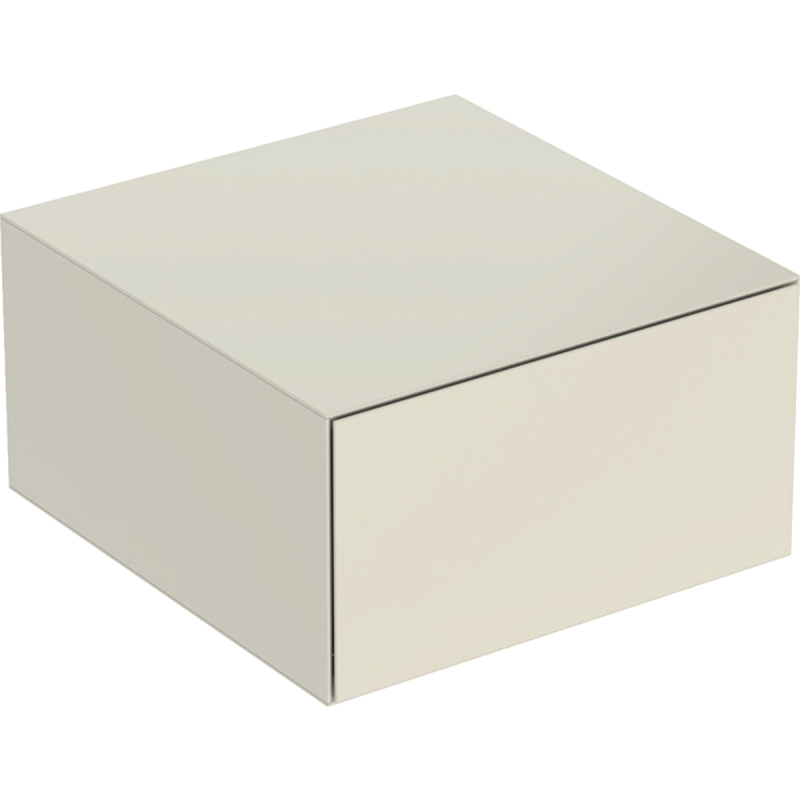 ONE Szafka boczna, B45cm, H24.5cm, T47cm, z jedną szufladą, sand grey GEBERIT 505.078.00.4
