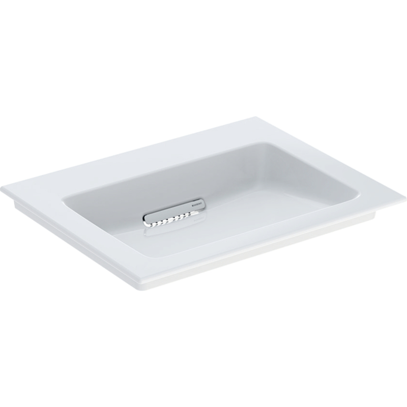 ONE Umywalka meblowa, odpływ poziomy, B60cm, T48cm, bez otworu, bez przelewu, KeraTect GEBERIT 505.001.00.1