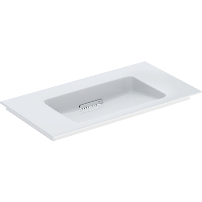 ONE Umywalka meblowa, odpływ poziomy, B90cm, T48cm, bez otworu, bez przelewu, KeraTect GEBERIT 505.005.00.1
