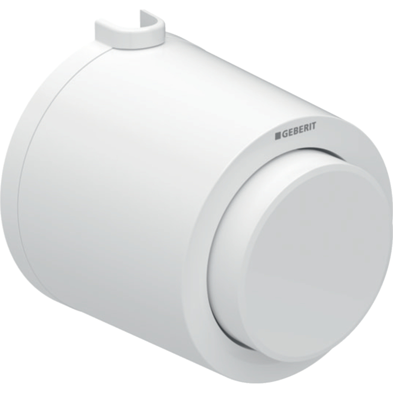 Pneumatyczny przycisk uruchamiający WC Typ 01, ręczny, natynkowy, Sigma 8cm, pojedynczy, biały GEBERIT 116.047.11.1
