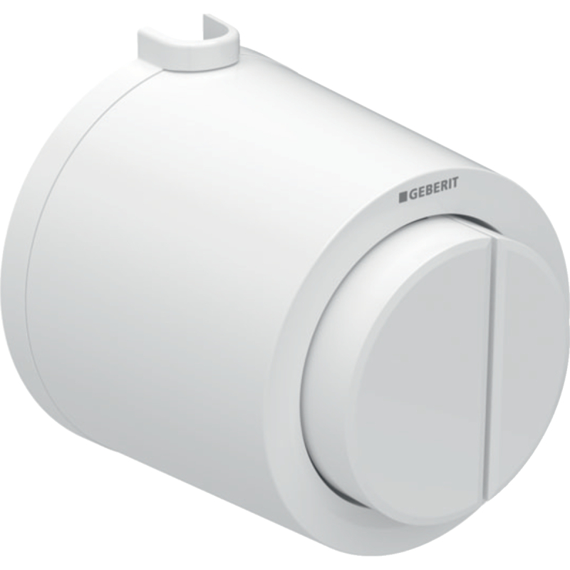 Pneumatyczny przycisk uruchamiający WC Typ 01, ręczny, natynkowy, Sigma 8cm, dwudzielny, biały GEBERIT 116.049.11.1