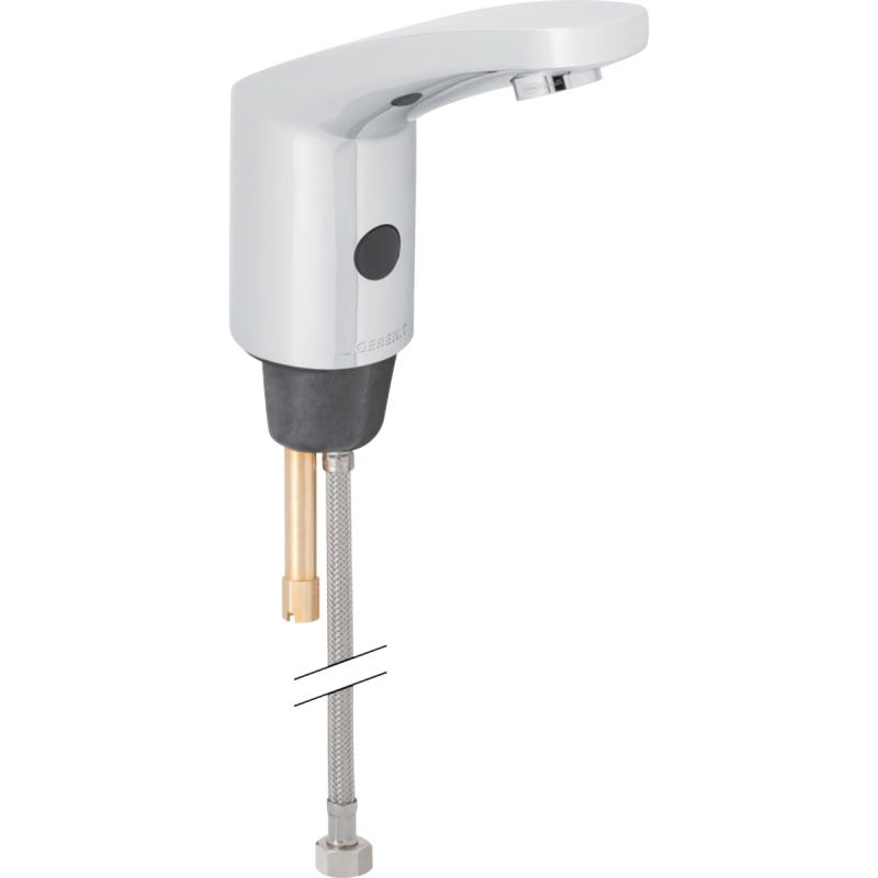 Elektroniczna bateria umywalkowa Typ 185 bez mieszacza, zasilanie bateryjne, chrom GEBERIT 116.235.21.1