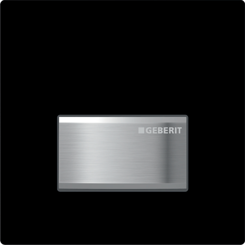 Pneumatyczny zawór spłukujący do pisuaru, ręczny, Typ 50, czarny, prostokątny GEBERIT 116.016.DW.5