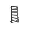 Brego Smart grzejnik łazienkowy elektryczny 91x50 cm, czarny mat EXCELLENT GREX.BRS91.BL