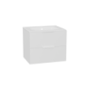 Tuto 2.0 szafka wisząca 60 cm 2 szuflady front gładki wysoki, umywalka Pik, biały/biały EXCELLENT MLEX.2172.K.60.0265.WHWH