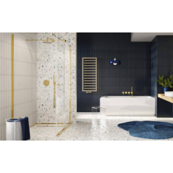 Ortigo kabina prostokątna narożna 140x80, drzwi przesuwne, Clean Control, grafit szczotkow. EXCELLENT KAEX.5016.K.1400.0800.AB