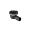 Vert syfon do brodzika czarny 90 mm, EXCELLENT INEX.2116.90.B.BL
