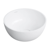 Umywalka nablatowa SHELL M+ 35cm biały mat OMNIRES SHELL350UNBM