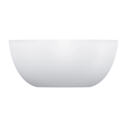 Umywalka nablatowa SHELL M+ 35cm biały mat OMNIRES SHELL350UNBM