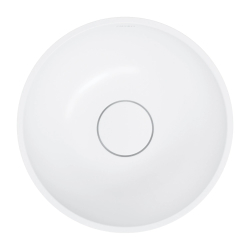 Umywalka nablatowa SHELL M+ 35cm biały mat OMNIRES SHELL350UNBM