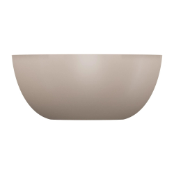 Umywalka nablatowa SHELL M+ 35cm dune beige mat OMNIRES SHELL350UNDB