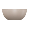 Umywalka nablatowa SHELL M+ 35cm dune beige mat OMNIRES SHELL350UNDB