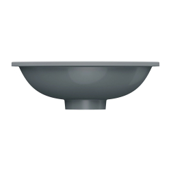 Umywalka podblatowa SHELL M+ 38x25cm ash grey mat OMNIRES SHELL380UPAG