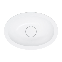 Umywalka podblatowa SHELL M+ 38x25cm biały mat OMNIRES SHELL380UPBM