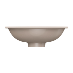 Umywalka podblatowa SHELL M+ 38x25cm dune beige mat OMNIRES SHELL380UPDB