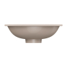 Umywalka podblatowa SHELL M+ 38x25cm dune beige mat OMNIRES SHELL380UPDB