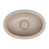 Umywalka podblatowa SHELL M+ 38x25cm dune beige mat OMNIRES SHELL380UPDB