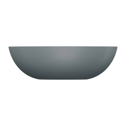 Umywalka nablatowa SHELL M+ 50x32cm ash grey mat OMNIRES SHELL500UNAG