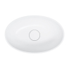 Umywalka nablatowa SHELL M+ 50x32cm biały mat OMNIRES SHELL500UNBM