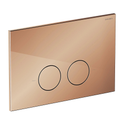 Stelaż podtynkowy z ECO spłuk. + MINIMAL przycisk spłukujący ECO FLUSH SET miedź połysk OMNIRES STFWCECO1M-RCP