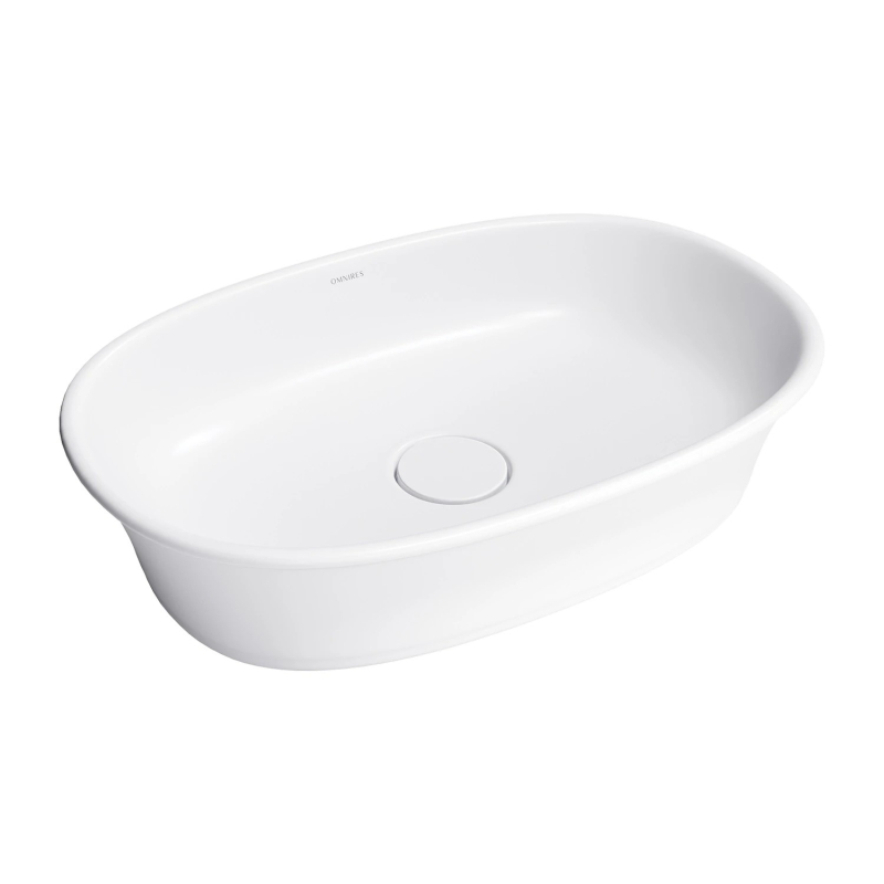 Umywalka nablatowa CLASSICA M+ 61x40cm biały mat OMNIRES CLASSICAUNBM