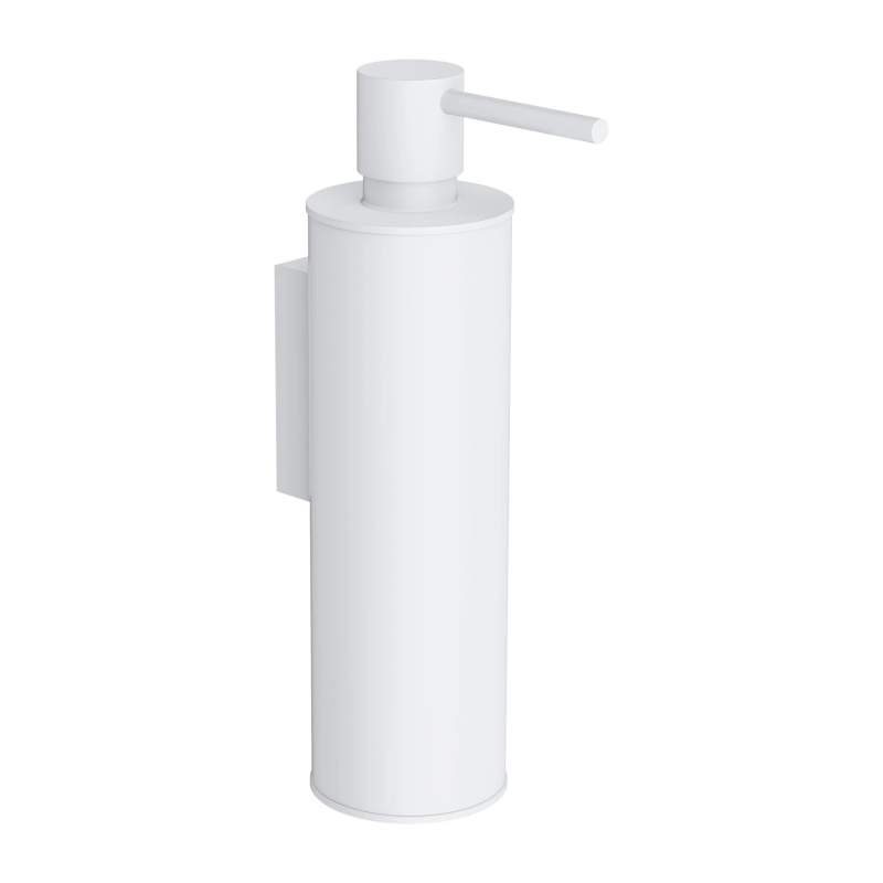 Dozownik mydła w płynie MODERN PROJECT wiszący biały mat OMNIRES MP60721WM